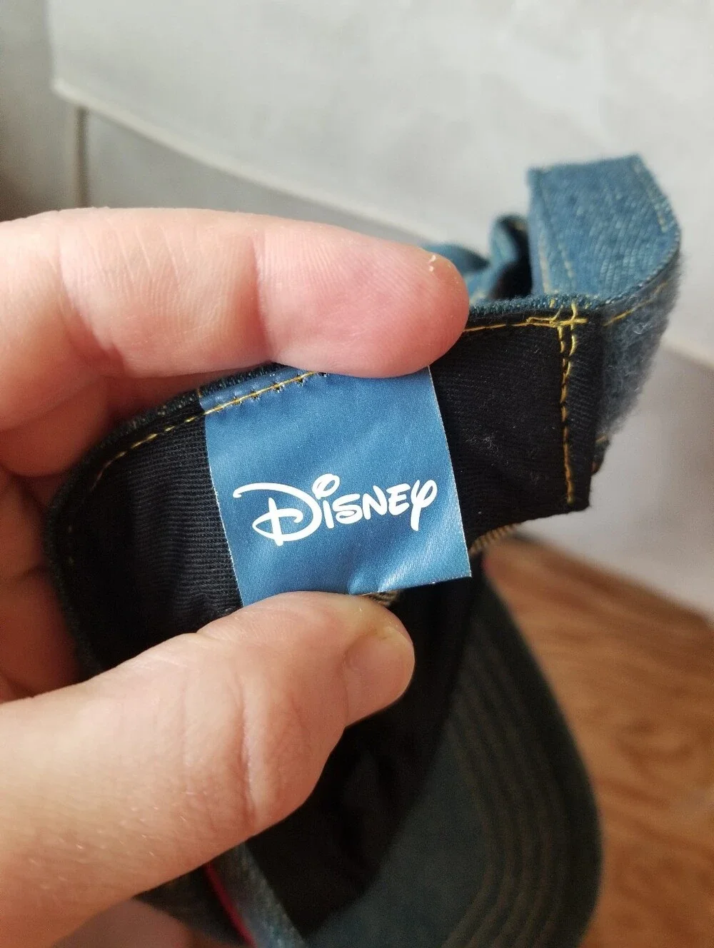 VTG Disney Mickey Mouse Blue and Red Denim Youth Cap